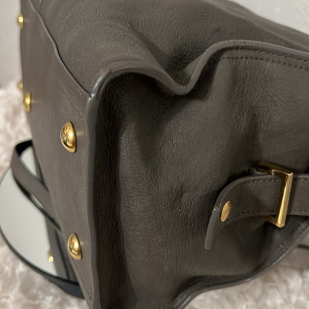 YSL Cabas Bold Y Grey Bag - Picture 7 of 17